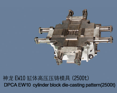 DPCA EW10 cylindere block die-casting pattern（2500t）